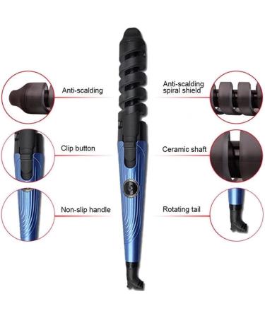Curling Iron Automatic Rechargeable Detangling Curling Stick Fast Heating Quick Styling Hair Wand For Home Travel Salon Business Trips - Buy Online on GoSupps.com