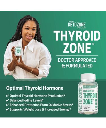 Dr. Colbert's Thyroid Zone: A, D3, B12 for Optimal Thyroid Hormone Production - Buy Online on GoSupps.com