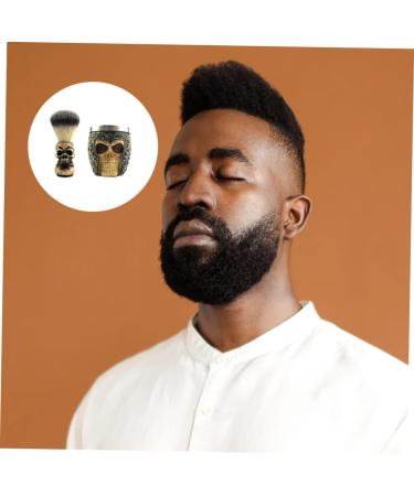 Beavorty Handmade Skull Beard Razor Brush for Men - Premium Shaving Brush & Metal Manual Shaver for Ultimate Grooming Experience - Buy Online on GoSupps.com