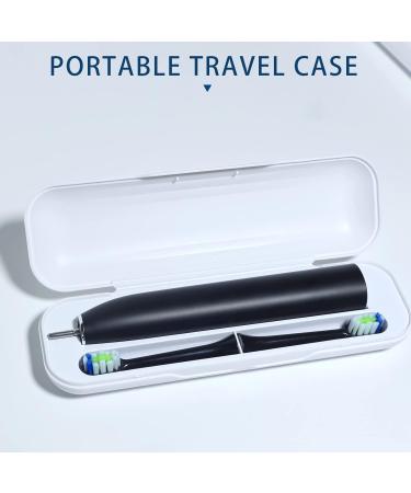Juivin Silent Sonic Electric Toothbrush for Adults - 15 Cleaning Modes, Smart Timer, 6 Brush Heads - Rechargeable & Long-Lasting - Travel Case Included (Black) - Buy Online on GoSupps.com