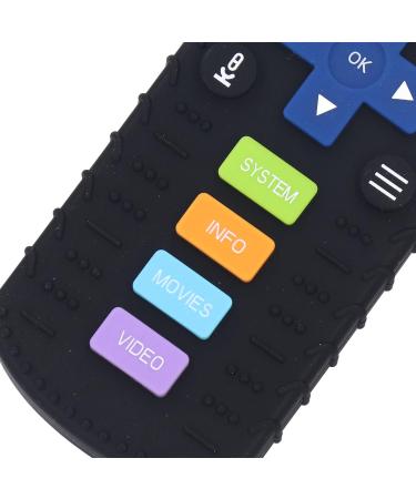 Silicone TV Control Teething Toy for Toddlers - Wear Resistant Baby Shower Gift (Black) - Buy Online on GoSupps.com