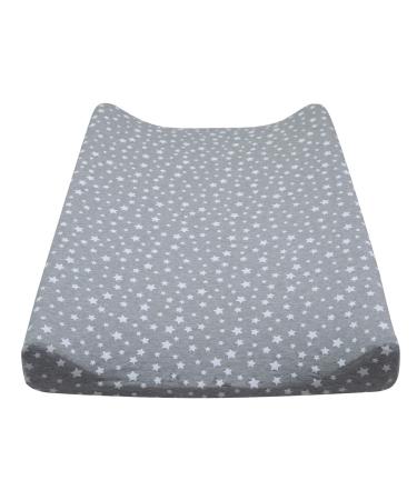 JYOKO KIDS Changing Mat Cover - White Star 70x50 cm | Premium Quality for International Shipping - Buy Online on GoSupps.com