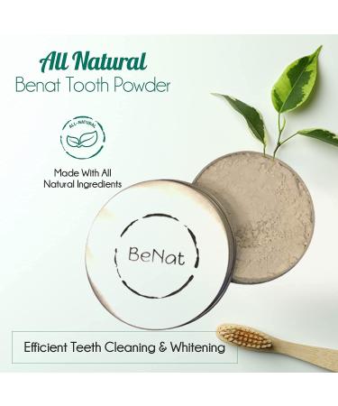 All Natural Refill Tooth Powder 1.8 oz | Teeth Whitening Gluten Free & Essential Oil for Bad Breath - Safe for Women Men & Kids - Buy Online on GoSupps.com