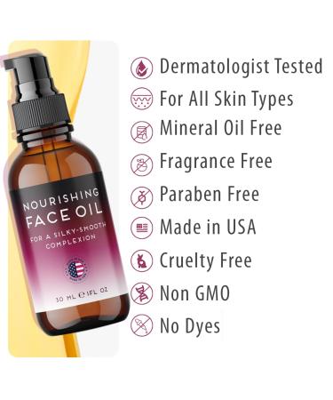 FORMULAB Face Oil - Hydrating Rosehip & Jojoba Oil for Glowing Skin | 1oz | Ideal for Men & Women | Perfect for Dry Skin - Buy Online on GoSupps.com
