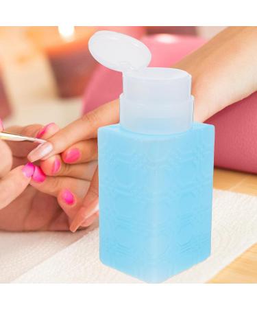 Beavorty pink nail polish nail oil alcohol nail polish remover dispenser push down pump bottle dispenser pump dispenser nail polish remover pump makeup remover container plastic travel Blue - Buy Online on GoSupps.com