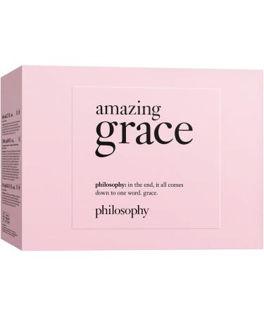 PHILOSOPHY amazing grace gift set: eau de toilette (60ml) travel spray (10ml) & firming body emulsion (240ml) - fragrance with notes of fresh bergamot and lily of the valley - Buy Online on GoSupps.com