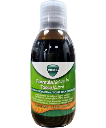 Vicks Natural Adult Cough Formula 140ml Dry & Productive Cough With Mallow Root Plant Extract Grindelia 100% Naturally - Buy Online on GoSupps.com