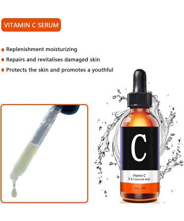 Xyemao Derma Roller 540 Titanium Skin Care Micro Needle 0.5mm/1.0mm + Vitamin C Serum Vitamin E with Hyaluronic Acid (2 Pack) - Buy Online on GoSupps.com