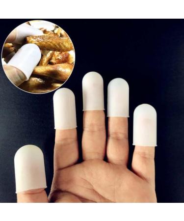 Silicone Finger Protectors - 10 Pieces for Cracked & Dry Skin Nail & Fingertip Protection Ideal for Secure Coverage - Buy Online on GoSupps.com