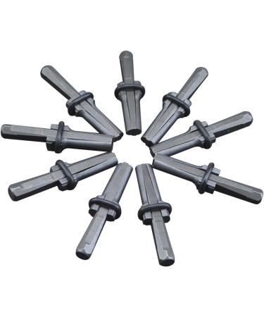 QWORK Stone Splitter 9/16 Heavy Duty Wedge & Feather Shims for Concrete, Marble, Granite, Rock - Buy Online on GoSupps.com