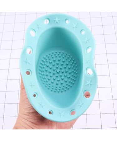 Eco-Friendly Brush Cleaner Mat | Makeup Brush Washing Tool - Green | Shop Internationally - Buy Online on GoSupps.com