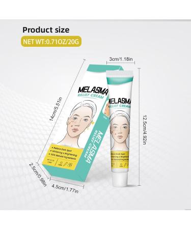  Raxove Dark Spot Remover - Facial Brightening Cream - 20g - Removes sunspots firms the face and corrects pigmentation evens skin tone for most skin types - Buy Online on GoSupps.com