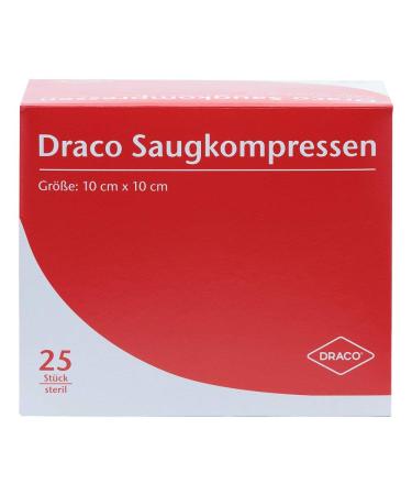 Suction comprise 10x10cm sterile 25 hours