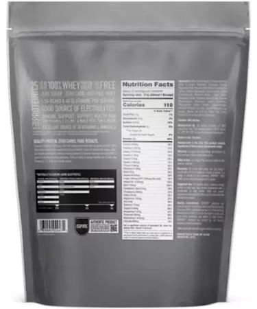 Isolate Pure Iso Pure Zero Carb Protein Powder | From 100% Whey Protein Isolate | 25g Protein 110 Calories 0g Carbs | Lactose Free Sugar Free Gluten Free Added Vitamins & Minerals | 15 Servings 1LB (Cookies & Cream) Cookies & Cream 454 g (Pack of 1) - Buy Online on GoSupps.com