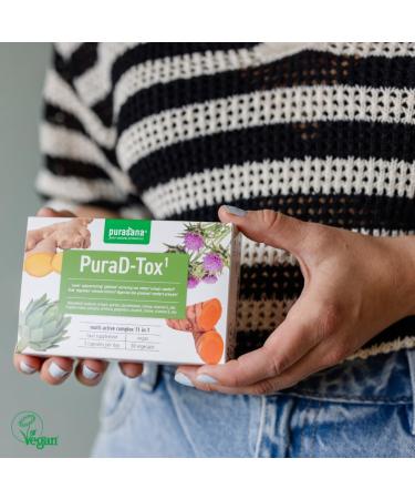 Purasana PuraD-Tox Complexe Chardon-Marie Bio 11-en-1 Choline Artichaut Pissenlit Curcuma & Gingembre D tox H patique Compl te Meilleure Digestion & Bonne Sant en Foie - Buy Online on GoSupps.com
