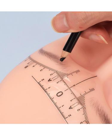 SOIMISS R gle Sourcils Professionnelle Autocollante 10 Pcs Outil de Mesure Jetable Graduation Claire Accessoires Pr cis pour Maquillage Permanent Tatouage Sourcils et Trac de Ligne  - Buy Online on GoSupps.com