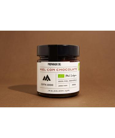 Chocolate honey. Sweet chocolate with honey. Pure bee honey. Raw honey with chocolate in a 300 gram container. Intense chocolate flavor. Artisanal product of own harvest. Origin Spain. - Buy Online on GoSupps.com