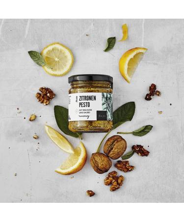 Buy WAJOS Lemon Pesto 180g - Nutty Walnut & Sage Seasoning Sauce for Delicious Pasta | International Shipping - Buy Online on GoSupps.com