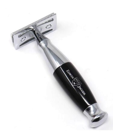 Edwin Jagger 36 Series Classic Safety Razor | Ebony Imitation Handle | International Shipping - Buy Online on GoSupps.com