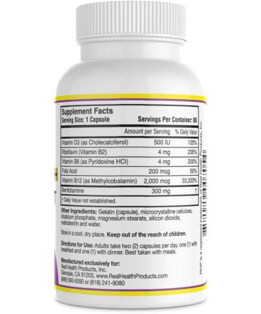 RHP Extra Strength Nerve Support Formula - 60 Capsules for Nerve Repair & Regeneration - Buy Online on GoSupps.com