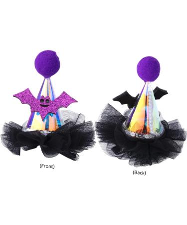 minkissy 1pc Halloween Lighted Hair Clips Halloween Hairpin Cosplay Hairclips Halloween Bat Headband Hair Clips for Bows Hair Clips for Women Button Battery Toddler Bow Tie Ribbon - Buy Online on GoSupps.com