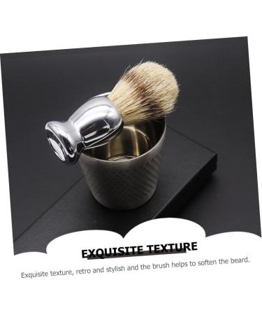 Minkissy Beard Brush Set Soft Fur Beard & Mustache Care Kit with Razor Tools for Men | Premium Grooming Essentials - Buy Online on GoSupps.com