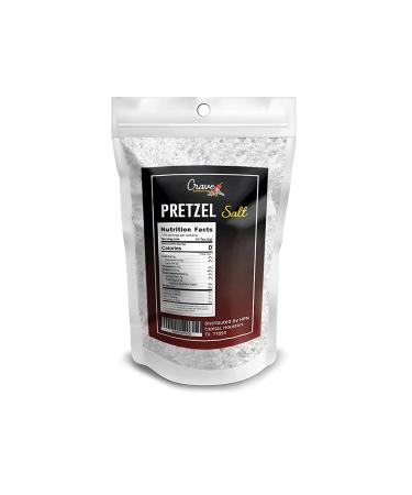 Crave Coarse Pretzel Salt 12 Oz Bag - Premium All Natural Topping for Soft Pretzels, Bagels & Breads - Buy Online on GoSupps.com