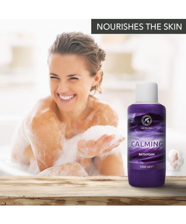 Calming Bathing Foam 1000ml | Relaxation & Aromatherapy for Good Sleep | Spa & Body Care Essentials - Buy Online on GoSupps.com