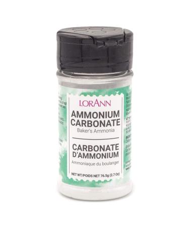LorAnn Baker's Ammonia ( Ammonium Carbonate) 2.7 ounce Shaker Jar 2.7 Ounce (Pack of 1)
