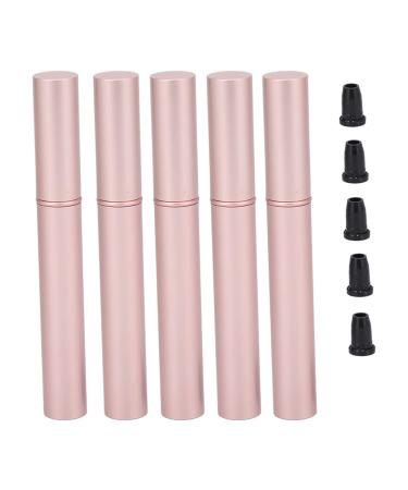 OKJHFD Mascara Tube and Wand 5pcs 4ml Empty Eyeliner Tubes with Wand Aluminum Eyelash Growth Liquid Bottle Refillable Container