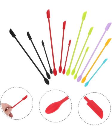 BiUdeco 12-Piece Cosmetics Bottle Scraper Set | Long Handle Makeup Spatula & Edge Scraper for Easy Product Extraction - Buy Online on GoSupps.com