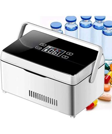 BYERZ BYERZ LED Display Mini-cool Box Car Cooling Box Cool Box Electrical Insulin Cooling Bag Car Refrigerator Diabetes Bag Medication Cooling Box Cool Box Small Medication Fridge 1 Battery