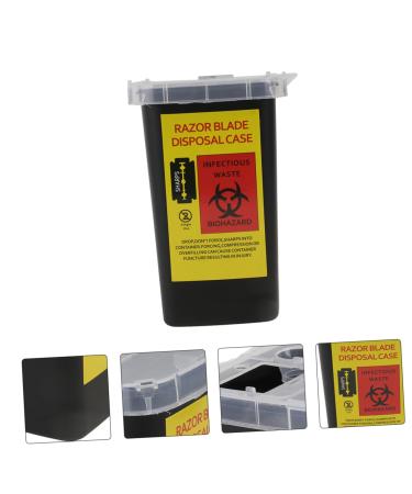Beavorty 10 STK Klinge Storage Box | Disposable Container for Used Razor Blades & Broken Blades | Safe Plastic Lip & Mussel Shell Design - Buy Online on GoSupps.com