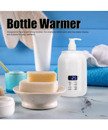 NATUDECO Electric Massage Oil Heating Bottle - 30-65 Lotion Dispenser with Timer for Home & Salon (EU Connector) - Buy Online on GoSupps.com