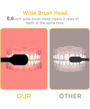 Oral-B Clic Extra Soft Black Replacement Brush Heads - 4 Count Yellow - Buy Online on GoSupps.com