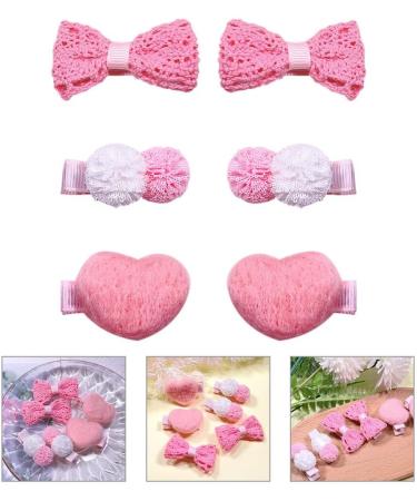 ibasenice 3 Pairs Hair Clips Women Heart Hair Barrette Bow Hair Pin Cute Hair Accessories for Party - Buy Online on GoSupps.com