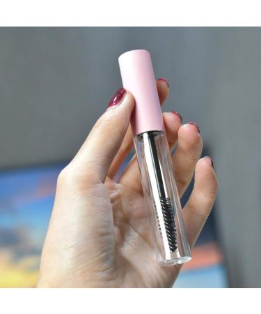 GTHER 10PCS 10ML Empty Mascara Tube Bottle - DIY Eyelash Growth Oil Container Set with Wand, Inserts, Funnels, Cap - Matte Pink - Buy Online on GoSupps.com