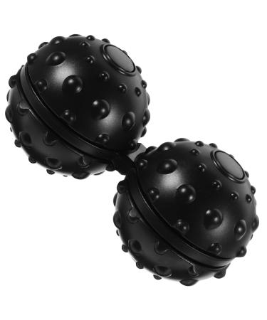 Tovinanna 2st peanut massage ball body massage ball black action camera bag trigger point massage ball Bunsen burner massage roller foot massage globe yoga ball scroll wheel peanut balls