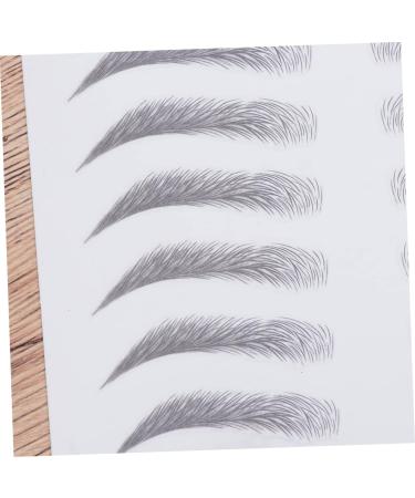 Housoutil 2pcs 3d Eyebrow Stickers 3d Brow Stickers Eyebrow Stencils Artificial Eyebrow Miss Suite Make up - Buy Online on GoSupps.com