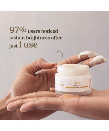 Vilvah STORE Milk Mud Mask - Non-Comedogenic Detan & Skin Brightening | Oat Milk Saffron Kaolin Clay | 50 ML for Men & Women | Shop Internationally - Buy Online on GoSupps.com