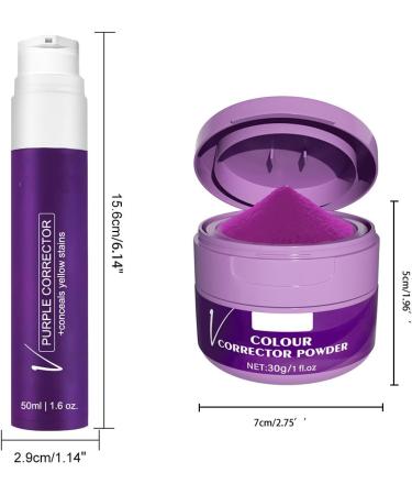 Dyceittdia V34 Purple Toothpaste & Tooth Powder Set - 2pcs for White Teeth Fresh Breath & Tartar Removal - International Shipping Available - Buy Online on GoSupps.com
