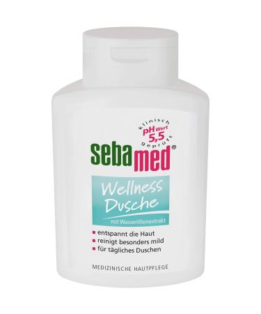 Sebamed wellness shower shower gel for men and women contributes to protection against drying out for daily showering ensures a relaxed noticeably smooth and smooth skin feeling 1