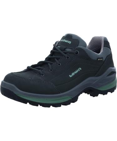 LOWA Renegade GTX LO W Women's Hiking Shoe - Outdoor Gore-Tex Graphite Jade Size 37.5 EU - International Shipping Available - Buy Online on GoSupps.com