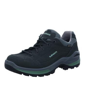 LOWA Renegade GTX LO W Women's Hiking Shoe Outdoor Goretex 37.5 EU Graphite Jade