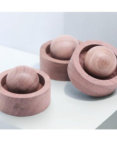 Essential Oil Diffuser Wooden Ball Aromatherapy Diffuser for Home Office Car Wardrobe Yoga Hall Style3 1.97*1.38inch/5*3.5cm - Buy Online on GoSupps.com