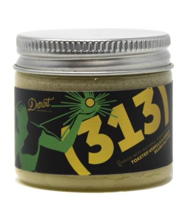 Detroit Grooming Co. Beard Butter (313) Toasted Vanilla Amber Scent for Men - Essential Oils and Natural Ingredients Condition and Promote Beard Growth - Strong Hold Beard Balm for Best Styling (2oz) - Buy Online on GoSupps.com