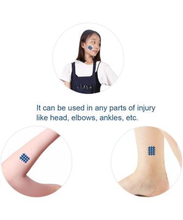 Cruciate Ligament Kinesiology Stickers - 20 Piece Set for Sports Therapy Acupuncture & Pain Relief - Dark Blue - Buy Online on GoSupps.com