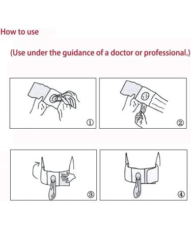 Stomage Bond Binding Tapes - Waist Support Hernia Belt for Stoma Bag (White Sizes 75-95cm) - International Shipping Available - Buy Online on GoSupps.com