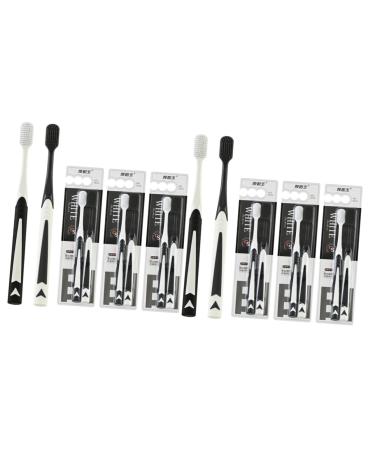 Ounona 8 pairs toothbrush tooth hygiene mouth hygiene deep cleaning dental clean toothbrushes toothbrushes tooth cleaning polypropylene toothbrush dental brushes soft fur accessories travel house travel pp