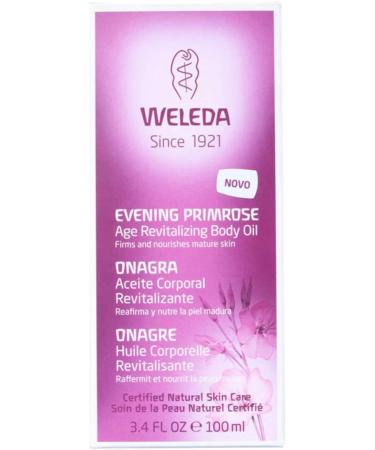 Weleda Evening Primrose Age Revitalising Body Oil 100ml | Natural Anti-Aging Skincare - Buy Online on GoSupps.com